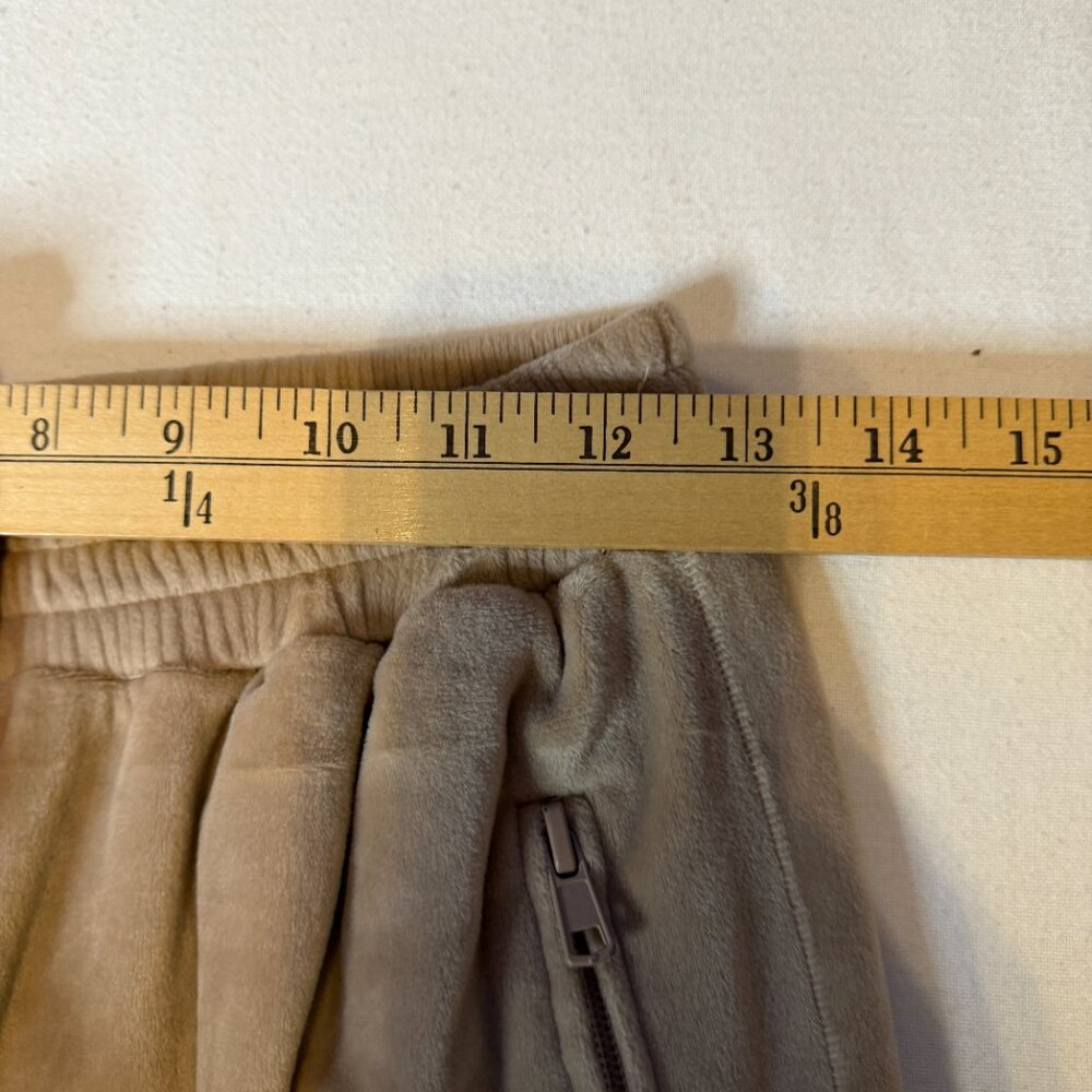 SKIMS Tan Beige Soft‎ Velour Jogger Sweatpants Small - Picture 8 of 10